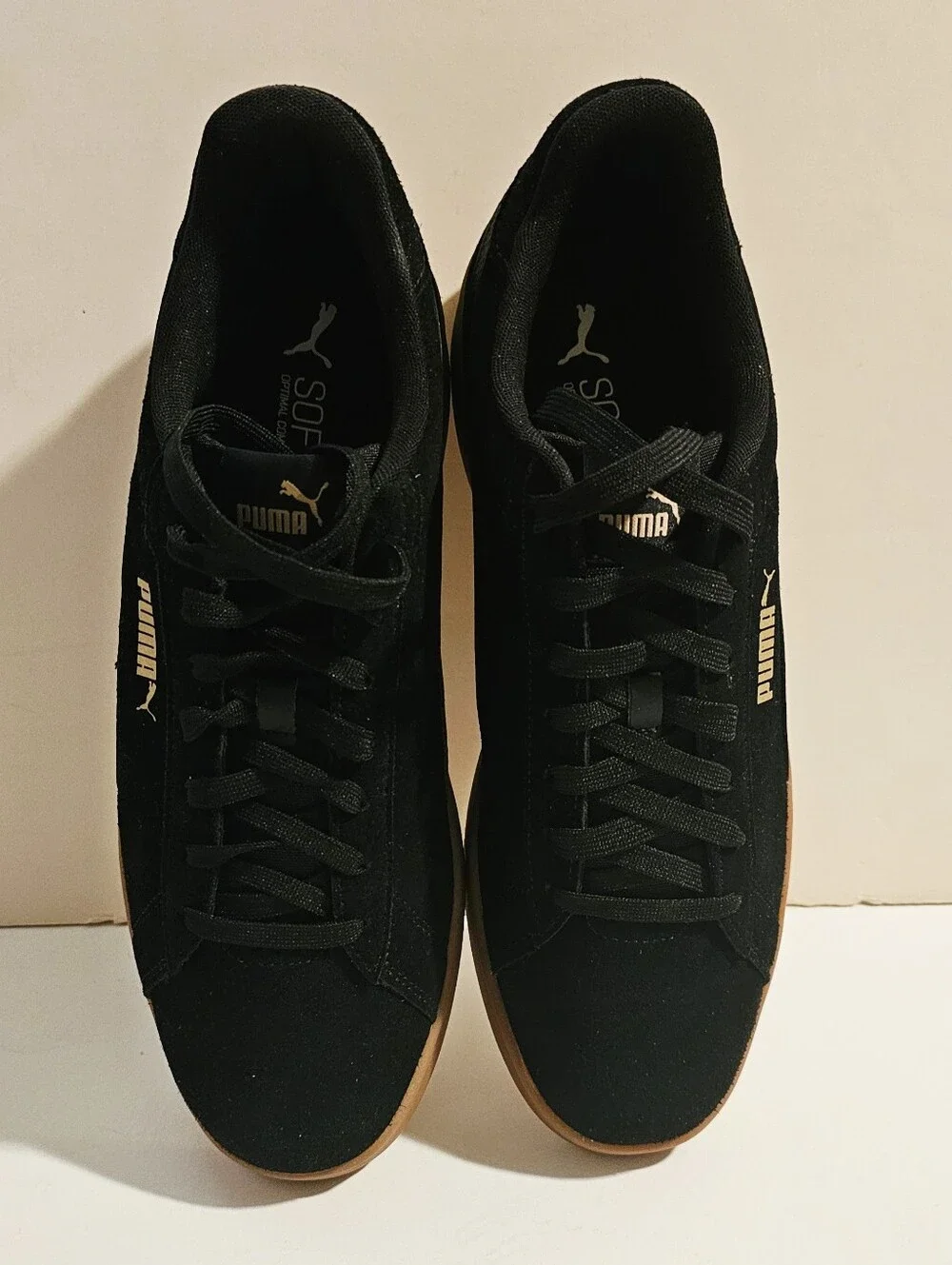 PUMA Smash 3.0 / Black Suede / Gum Sole 📍RARE SZ 12 📍39098410
